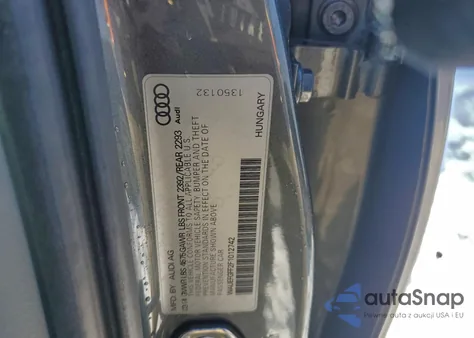 2015 Audi A3 Premium Plus from USA, damaged, VIN WAUEFGFF2F1012742